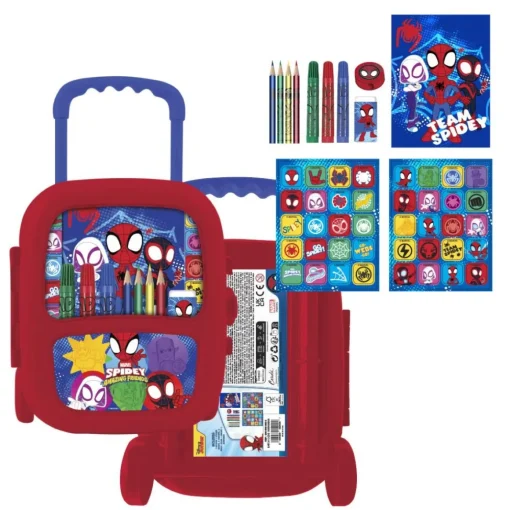 Spiderman® Koffert Med Malesett