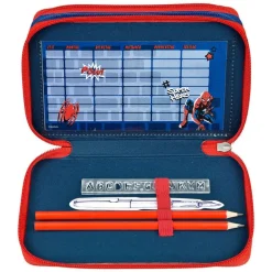 Spiderman® 3-lags Pennal Blå