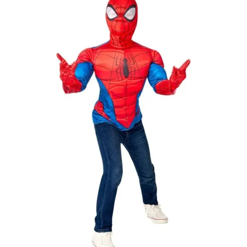 Spiderman® Muskel Barnekostyme