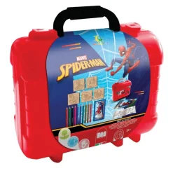 Spiderman® Stempelsett Koffert Rød