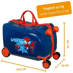 Spiderman® Trolleykuffert Med Sæde
