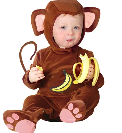 Søt Apekatt Babykostyme