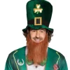 St Patrick's Day Leprechaun Hatt & Skjegg