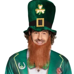 St Patrick's Day Leprechaun Hatt & Skjegg
