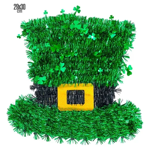 St. Patricks Flosshatt Folie Veggdekorasjon