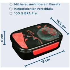 Star Wars® Darth Vader Matboks Svart