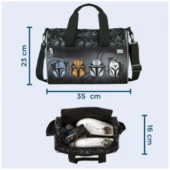 Star Wars® Mandalorian Sportsbag Svart