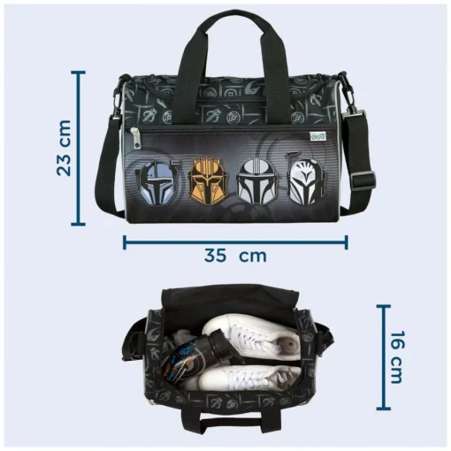 Star Wars® Mandalorian Sportsbag Svart