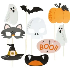 Søte Halloween Photobooth Selfie Props