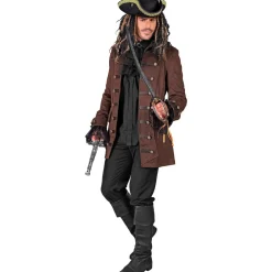Steampunk Pirat Kaptein Frakk Kostyme
