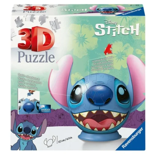Stitch® 72 Brikker 3D Puslespill