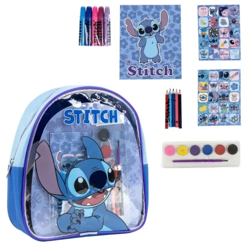 Stitch® Fargelegg Selv Ryggsekk Blå