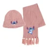 Stitch® Lue & Skjerf Rosa