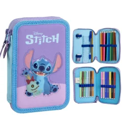Stitch® Pennal & Tilbehør Lilla og Blå