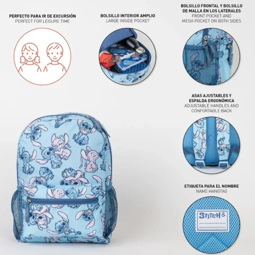 Stitch® Tegneserie Ryggsekk Blå