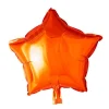 Stjerne Folieballong Oransje