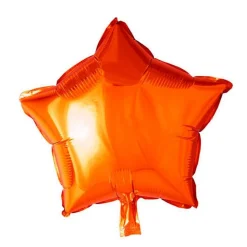 Stjerne Folieballong Oransje