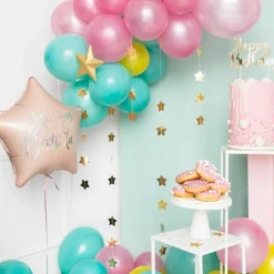 Stjerne Happy Birthday Folieballong Sartrosa