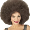 Stor Afroparykk Brun