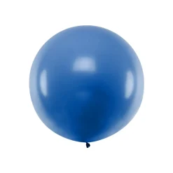 Stor Rund Ballong Blå