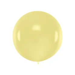 Stor Rund Ballong Gul
