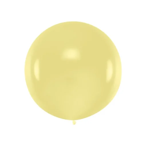 Stor Rund Ballong Gul
