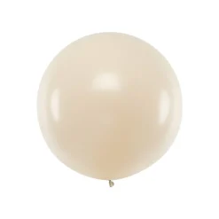 Stor Rund Ballong Kremhvit
