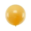 Stor Rund Ballong Metallisk Gull