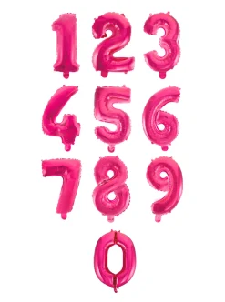 Stor Tallballong Metallisk Rosa