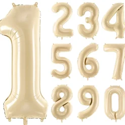 Stor Tallballong Pastell Beige