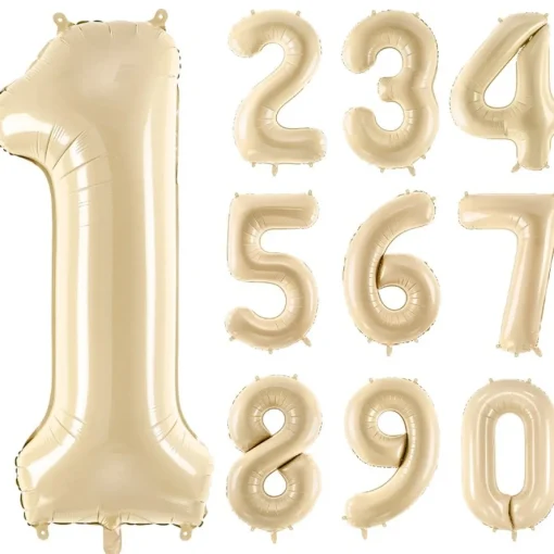 Stor Tallballong Pastell Beige
