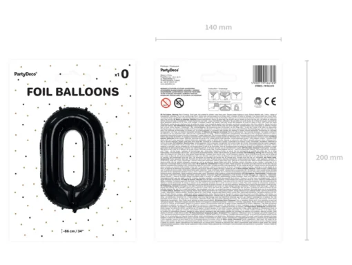 Stor Tallballong Svart