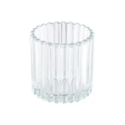 Stripete Glass Telysholder