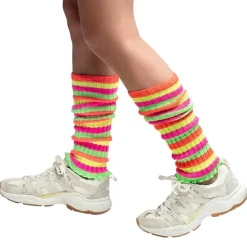 Stripete Leggvarmere Neon