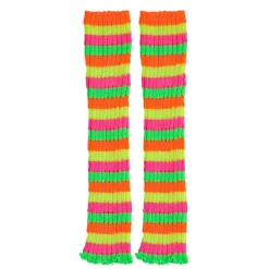 Stripete Leggvarmere Neon