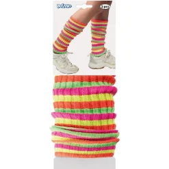 Stripete Leggvarmere Neon