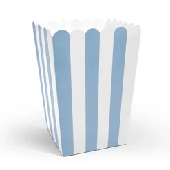 Stripete Popcornbegere Blå