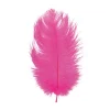 Strutsefjær Rosa 55-60 cm