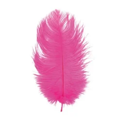 Strutsefjær Rosa 55-60 cm