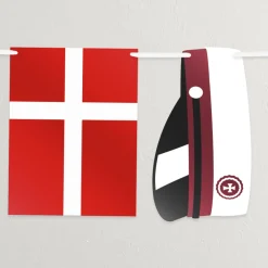 Student Flaggbanner Hengepynt Rød