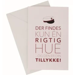Student Kort Konvolutt Rød