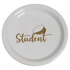 Student Papptallerkener Gull