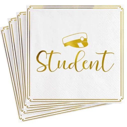 Student Servietter Gull