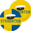 Studenten Svensk Papptallerkener