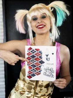 Suicide Squad® Harley Quinn Engangstatoveringer