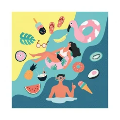 Summer Beach Servietter