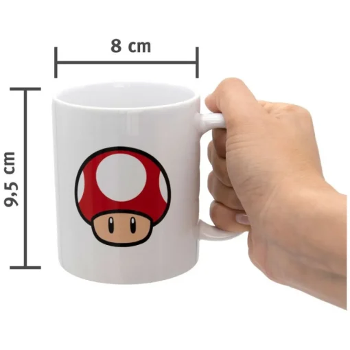 Super Mario® Mushroom Krus Hvit