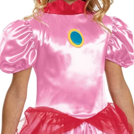 Super Mario® Prinsesse Peach Barnekostyme