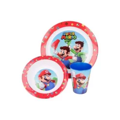 Super Mario® Tallerken & Kopp Sett