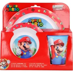Super Mario® Tallerken & Kopp Sett